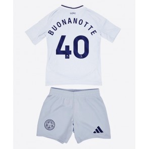 Leicester City Facundo Buonanotte #40 Dětské Alternativní dres komplet 2024-25 Krátký Rukáv (+ trenýrky)